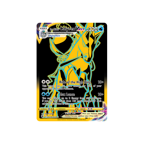 Ice Rider Calyrex VMAX (Secret) Ultra Rare TG29/TG30 Astral Radiance Trainer Gallery