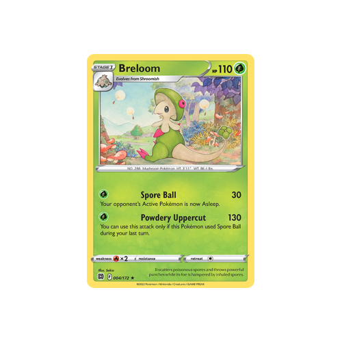 Breloom Rare 004/172 Brilliant Stars Singles