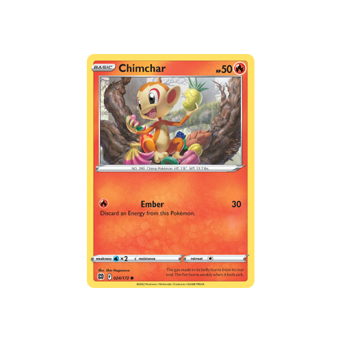 Chimchar Common 024/172 Brilliant Stars Singles