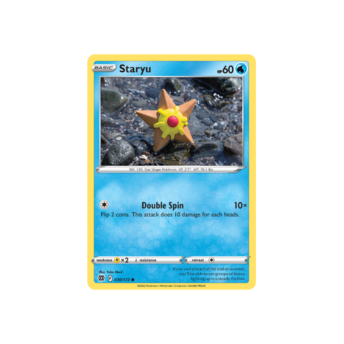 Staryu Common 030/172 Brilliant Stars Singles