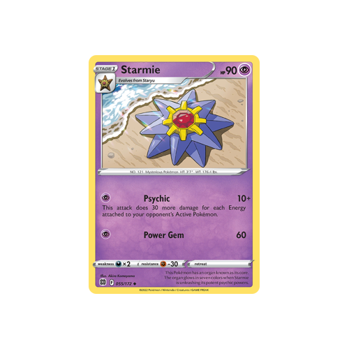 Starmie Uncommon 055/172 Brilliant Stars Singles