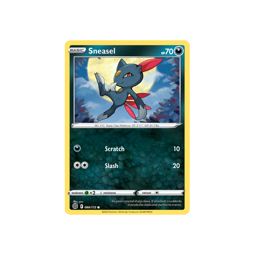 Sneasel Common 086/172 Brilliant Stars Singles