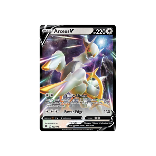 Arceus V Holo Rare 122/172 Brilliant Stars Singles