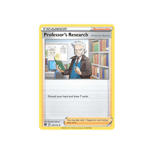 Professor's Research Holo Rare 147/172 Brilliant Stars Singles