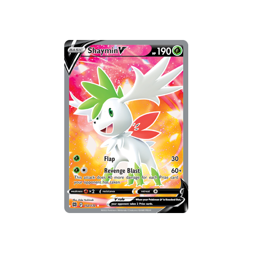 Shaymin V (Full Art) Ultra Rare 152/172 Brilliant Stars Singles