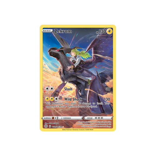 Zekrom Ultra Rare TG05/TG30 Brilliant Stars Trainer Gallery