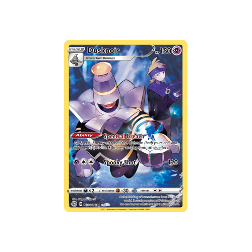 Dusknoir Ultra Rare TG06/TG30 Brilliant Stars Trainer Gallery