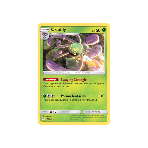 Cradily (11/236) Cosmic Eclipse