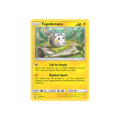 Togedemaru (73/236) Cosmic Eclipse