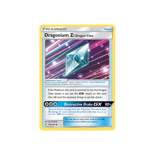 Dragonium Z (Dragon Claw) (190/236) Cosmic Eclipse