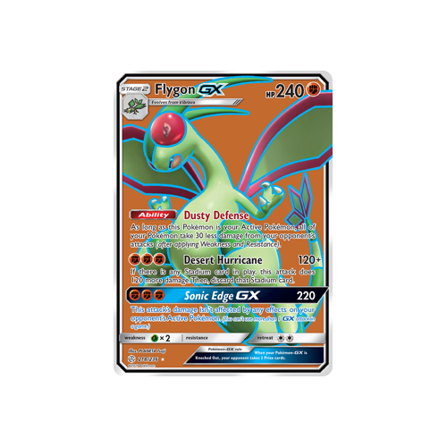 Flygon-GX Full Art (218/236) Cosmic Eclipse