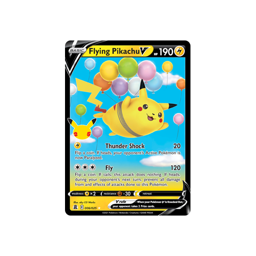 Flying Pikachu V Ultra Rare 006/025 Celebrations