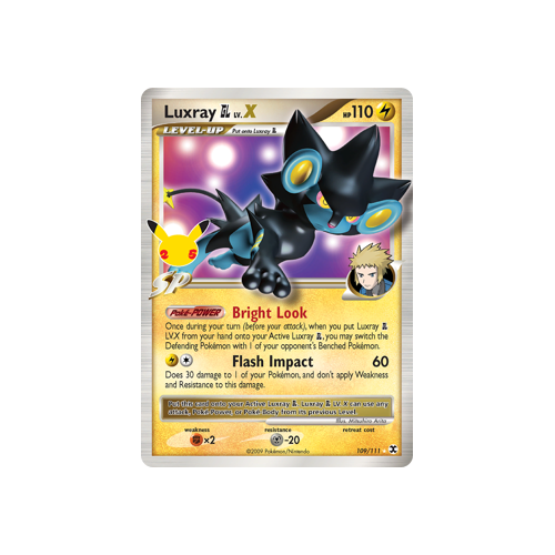 Luxray GL LV.X Classic Collection 109/111 Celebrations