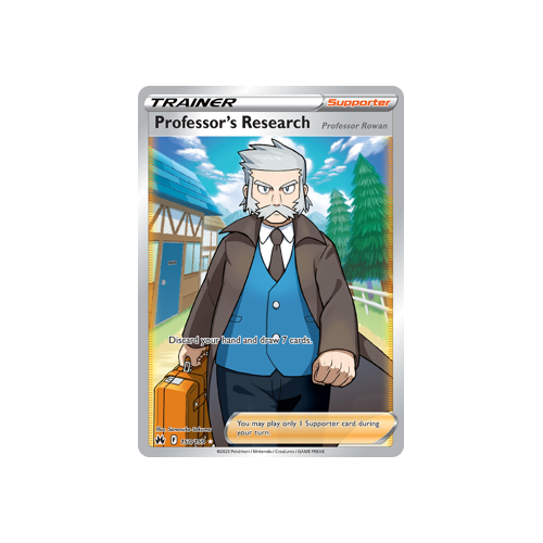 Professor's Research (Full Art) 150/159 Ultra Rare Crown Zenith Pokemon Card Single