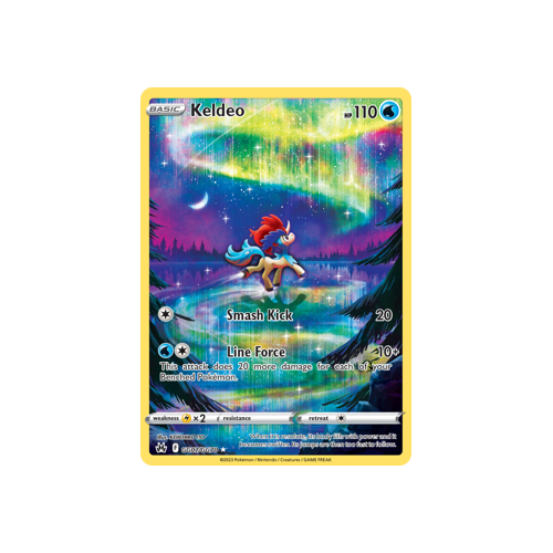 Keldeo GG07/GG70 Holo Rare Galarian Gallery Crown Zenith Pokemon Card Single