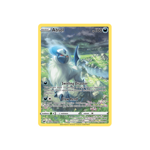 Absol GG16/GG70 Holo Rare Galarian Gallery Crown Zenith Pokemon Card Single