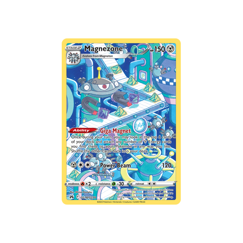 Magnezone GG18/GG70 Holo Rare Galarian Gallery Crown Zenith Pokemon Card Single