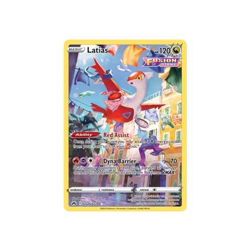 Latias GG20/GG70 Holo Rare Galarian Gallery Crown Zenith Pokemon Card Single