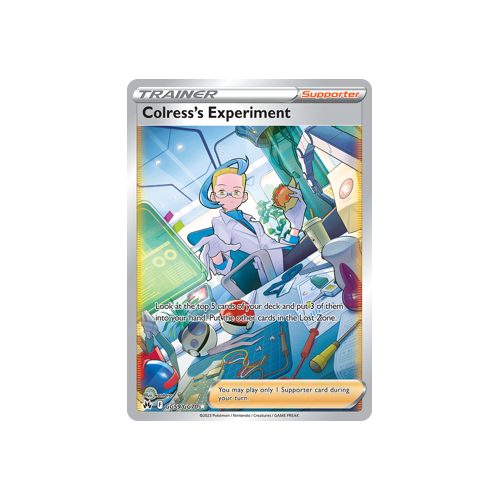 Colress's Experiment GG59/GG70 Ultra Rare Galarian Gallery Crown Zenith Pokemon Card Single