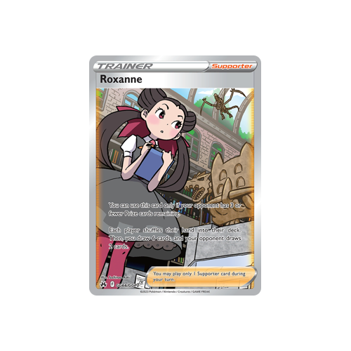 Roxanne GG66/GG70 Ultra Rare Galarian Gallery Crown Zenith Pokemon Card Single