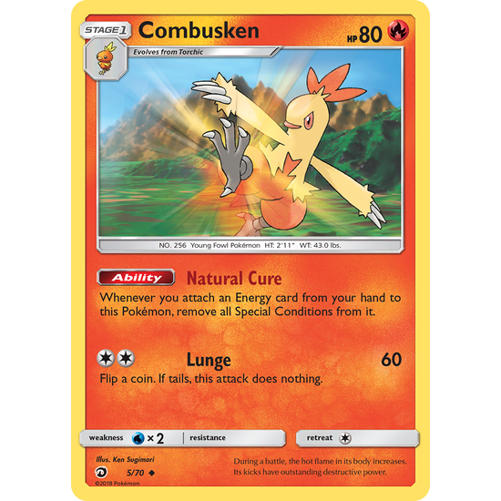 Combusken (5/70) Dragon Majesty