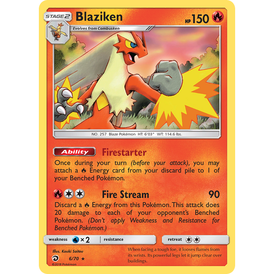 Blaziken (6/70) Dragon Majesty