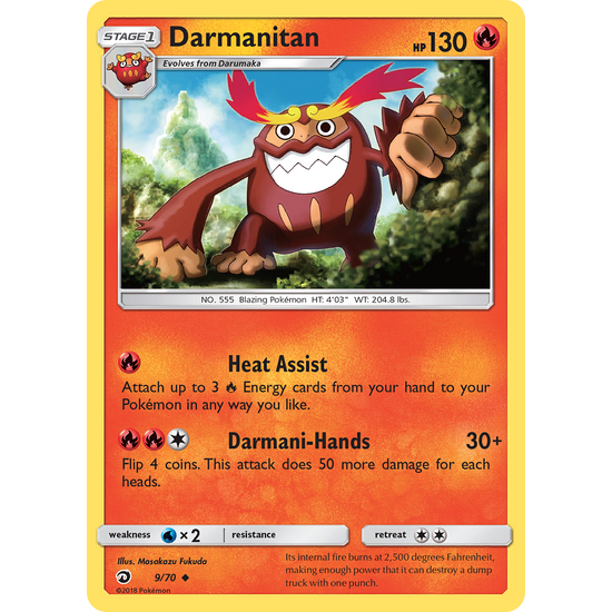 Darmanitan (9/70) Dragon Majesty