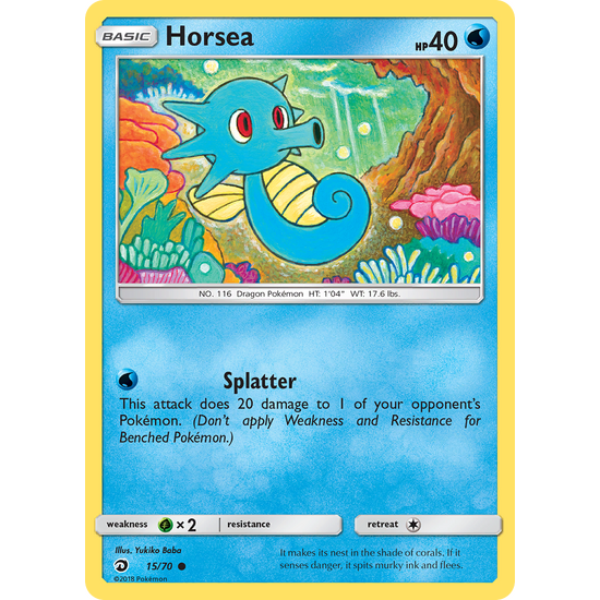 Horsea (15/70) Dragon Majesty