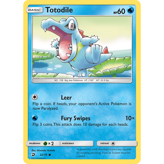 Totodile (22/70) Dragon Majesty