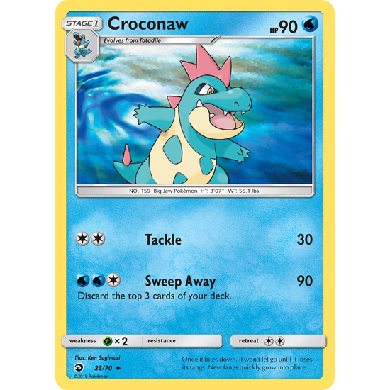 Croconaw (23/70) Dragon Majesty