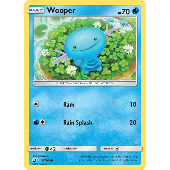 Wooper (25/70) Dragon Majesty