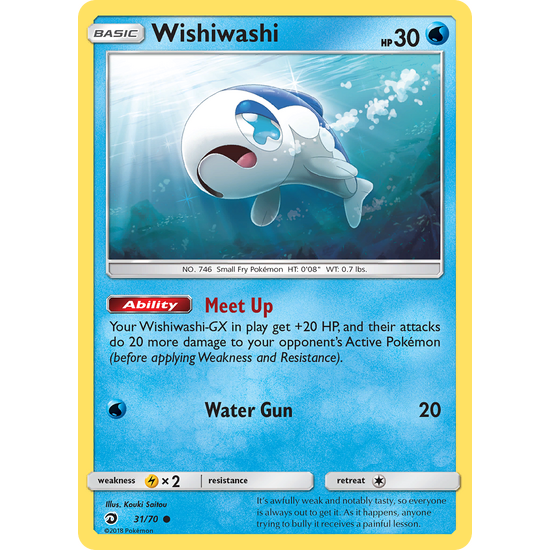 Wishiwashi (31/70) Dragon Majesty