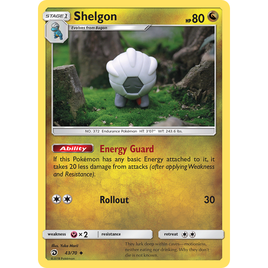 Shelgon (43/70) Dragon Majesty