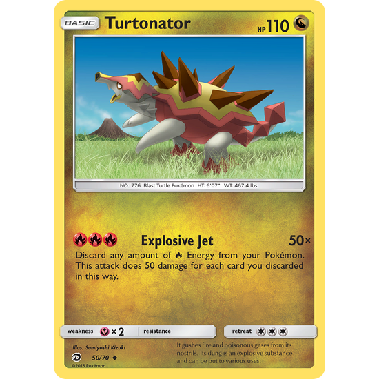 Turtonator (50/70) Dragon Majesty