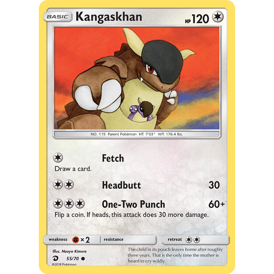 Kangaskhan (55/70) Dragon Majesty