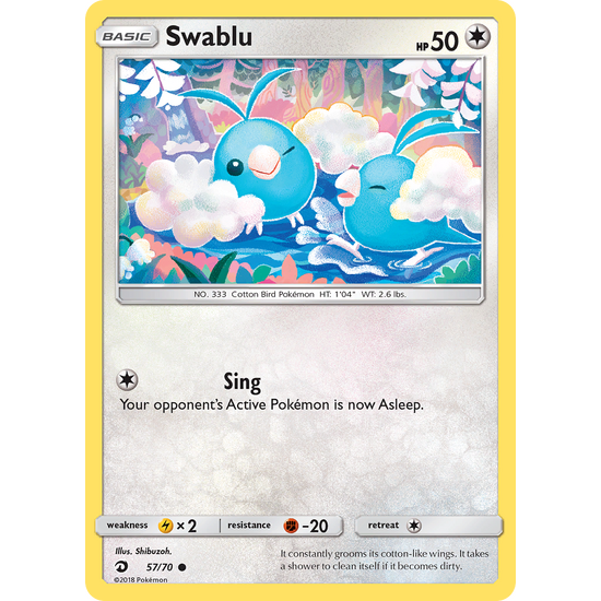 Swablu (57/70) Dragon Majesty