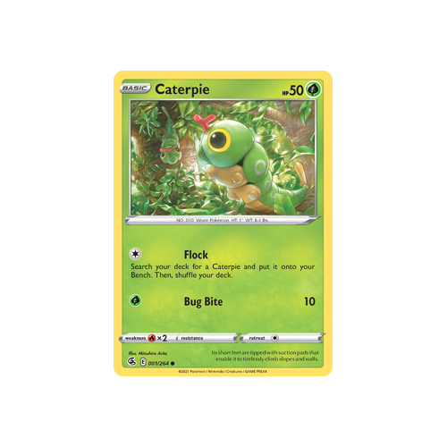 Caterpie Common 001/264 Fusion Strike Singles