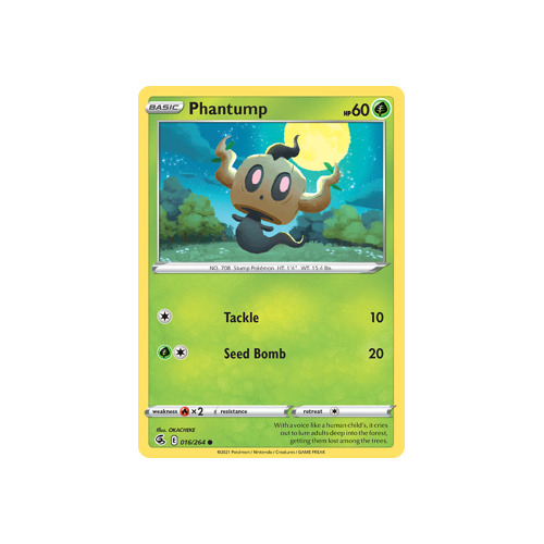 Phantump Common 016/264 Fusion Strike Singles