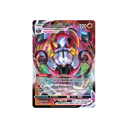 Chandelure VMAX Ultra Rare 040/264 Fusion Strike Singles