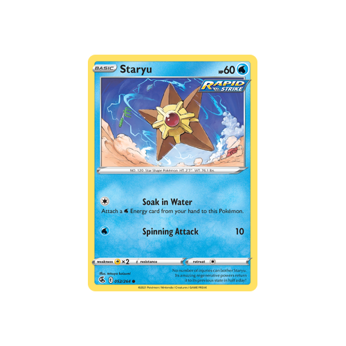 Staryu Common 052/264 Fusion Strike Singles