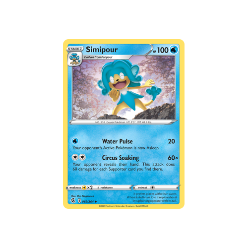 Simipour Uncommon 069/264 Fusion Strike Singles