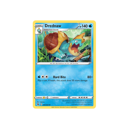 Drednaw Uncommon 081/264 Fusion Strike Singles