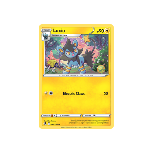 Luxio Uncommon 092/264 Fusion Strike Singles