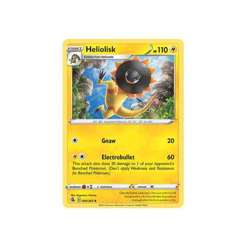 Heliolisk Uncommon 099/264 Fusion Strike Singles