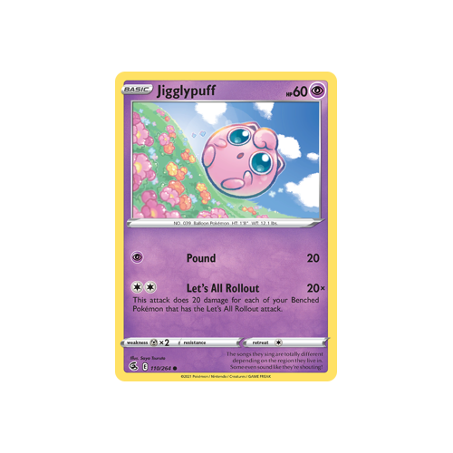 Jigglypuff Common 110/264 Fusion Strike Singles