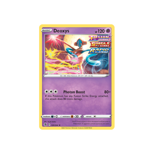 Deoxys Holo Rare 120/264 Fusion Strike Singles