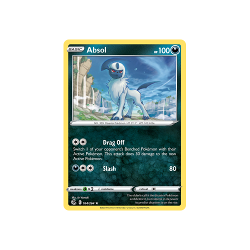 Absol Rare 164/264 Fusion Strike Singles