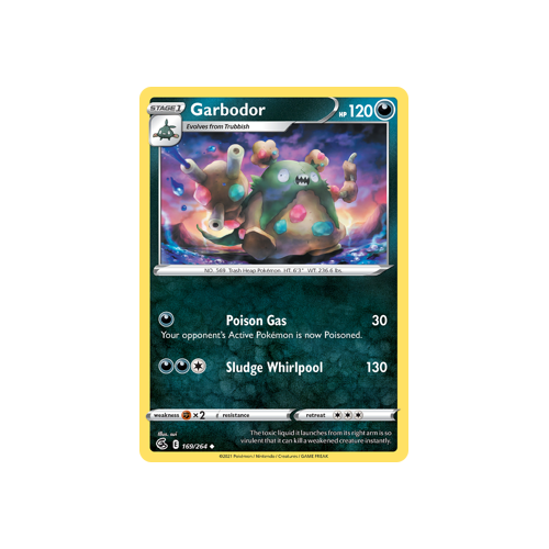 Garbodor Uncommon 169/264 Fusion Strike Singles