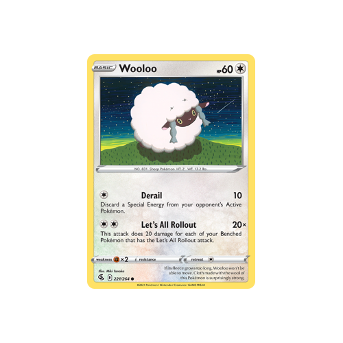 Wooloo (221) Common 221/264 Fusion Strike Singles