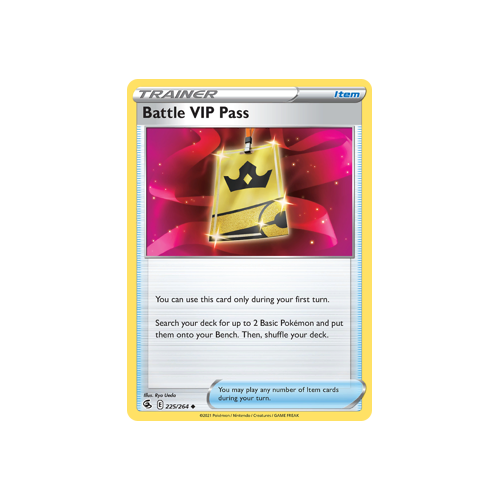 Battle VIP Pass Uncommon 225/264 Fusion Strike Singles